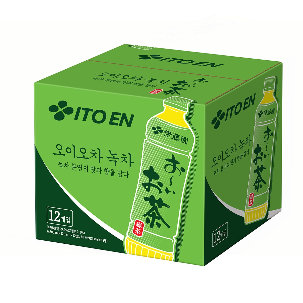 이토엔 오이오차 녹차 525ml x 12 이토엔 오이오차 녹차 525ml x 12