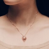 미꼬 0.2ctw 다이아몬드 목걸이 팜트리