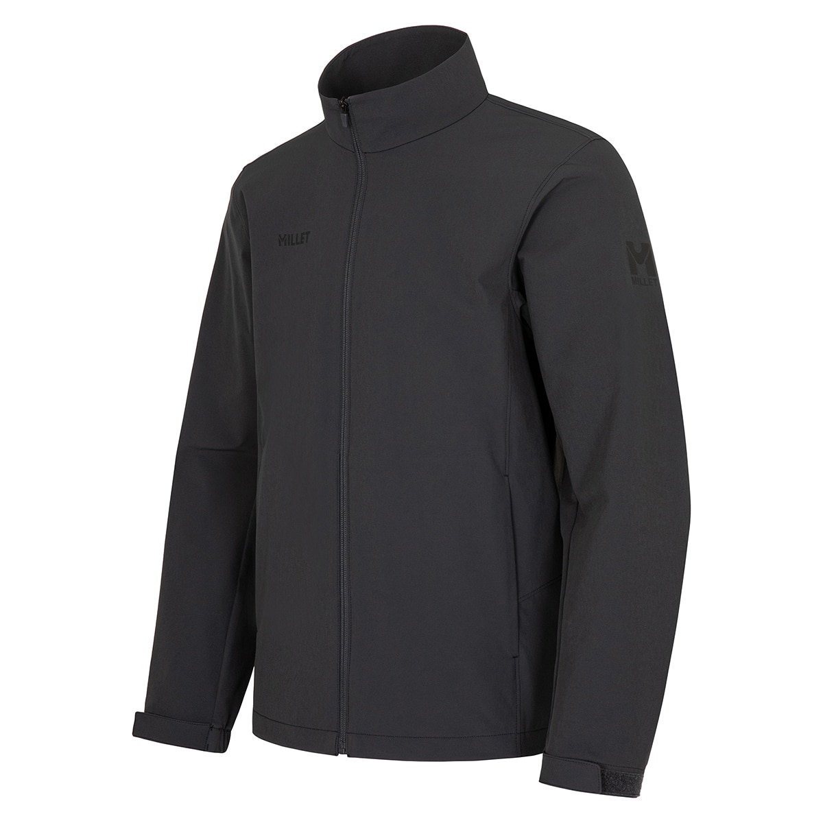 밀레 남성 우븐 트레이닝 재킷 - 차콜