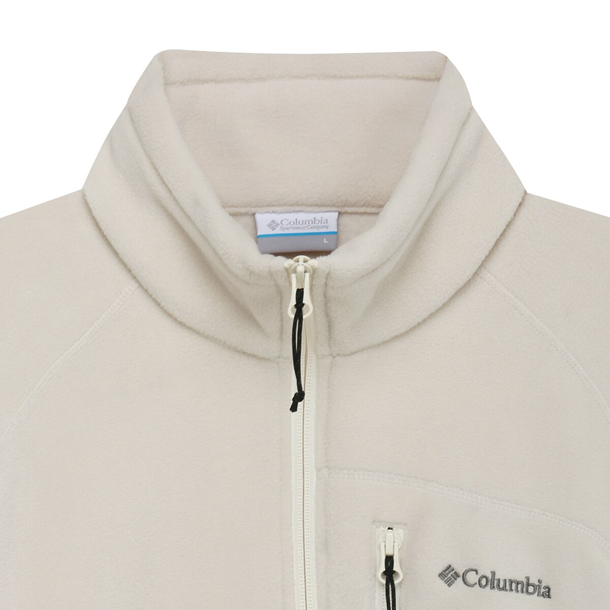 컬럼비아 남성 플리스 집업 - 아이보리, XXL 컬럼비아 남성 플리스 집업 - 아이보리, XXL