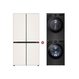 LG 오브제 세탁 25kg &건조 25kg &냉장고 871L 패키지 LG 오브제 세탁 25kg &건조 25kg &냉장고 871L 패키지
