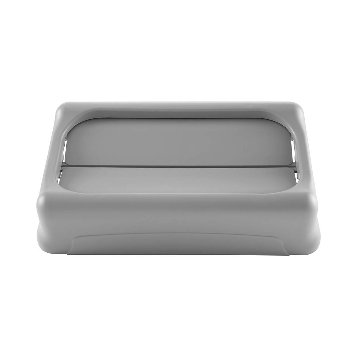 러버메이드 슬림 짐 스윙 뚜껑 - 그레이