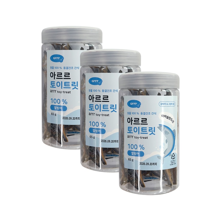 Arrr Toy-treat Capelin 65g x 3 680634