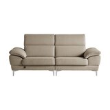 다우닝 마티에 헤드레스트 전체천연가죽 소파 3인