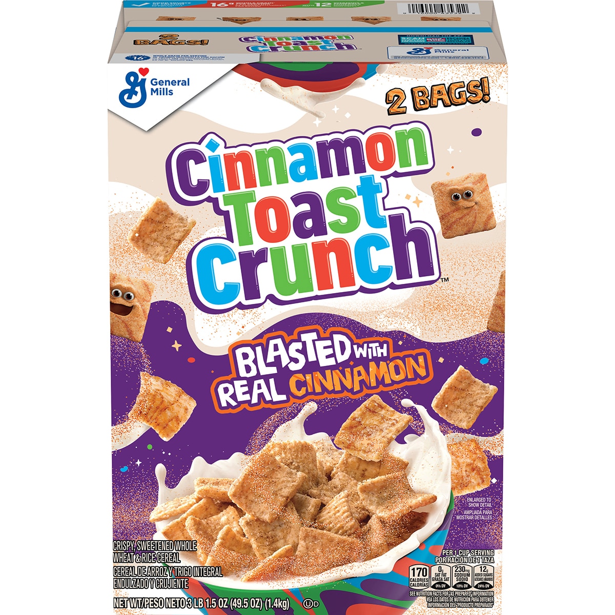 제너럴밀스 시나몬 토스트 크런치 702g x 2