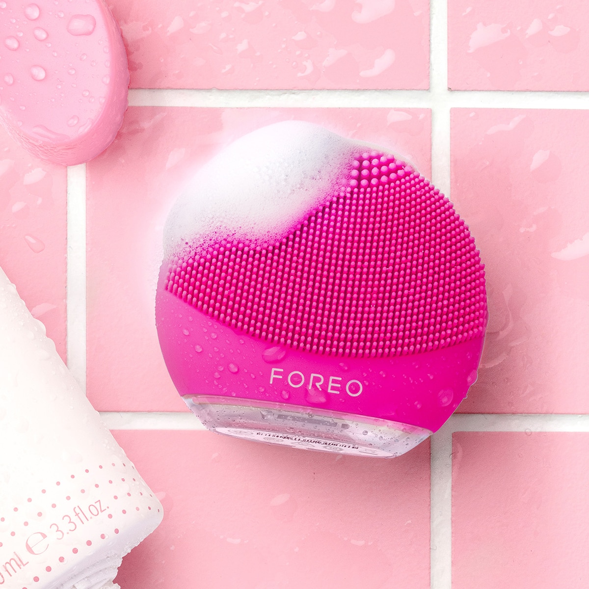 포레오 루나4 플레이 진동 클렌저 - 푸시아