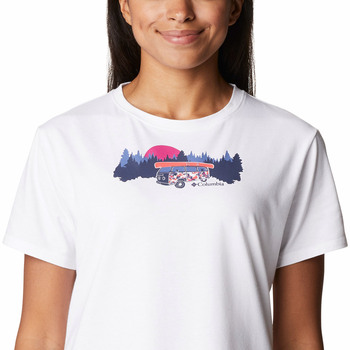 컬럼비아 여성 크루 티셔츠
