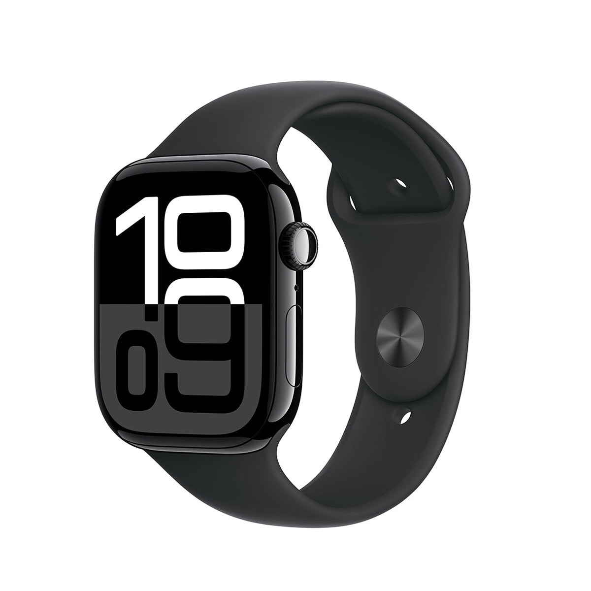 Apple 워치 10 46mm 제트블랙 블랙 스포츠 밴드 - M/L