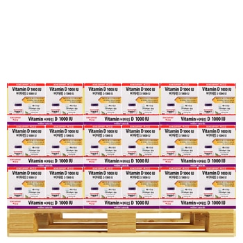 웨버 내추럴 비타민D 205mg x 250캡슐 x 360