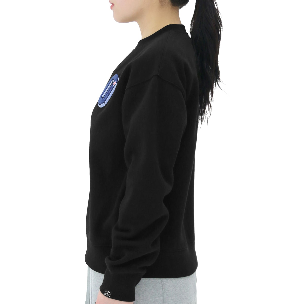 아웃도어 프로덕츠 여성 플리스 스웨트셔츠 - 블랙, M