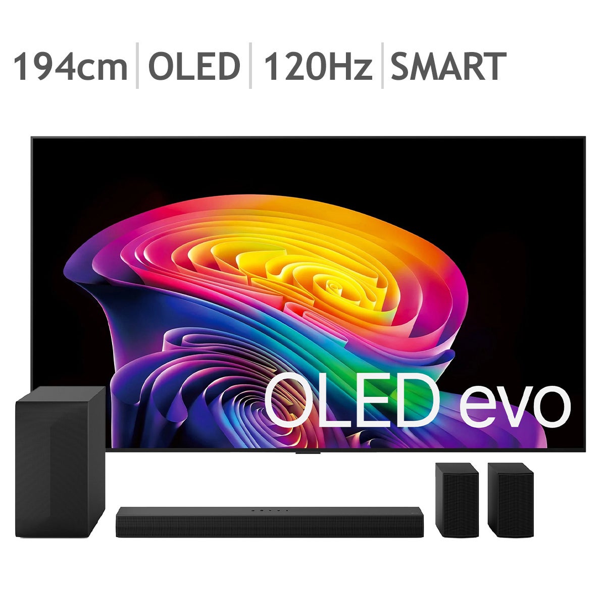 LG OLED evo AI TV 77C6FNA 194cm (77) + S60TR