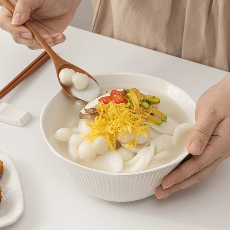 윤도자기 면기 세트 4P