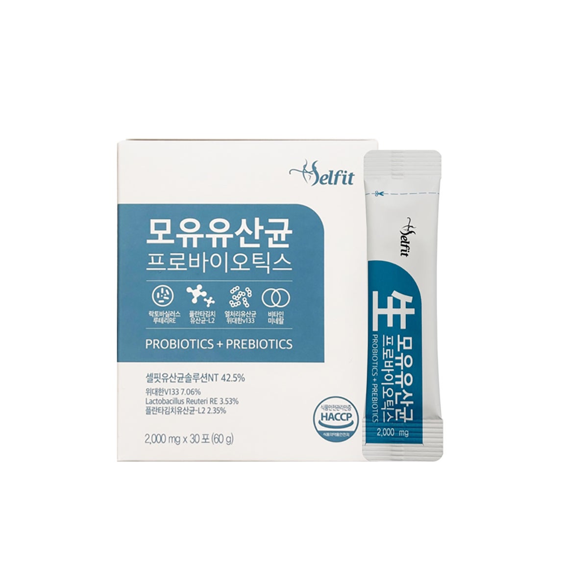 셀핏 모유유산균 프로바이오틱스 2,000mg x 30포 x 2 셀핏 모유유산균 프로바이오틱스 2,000mg x 30포 x 2