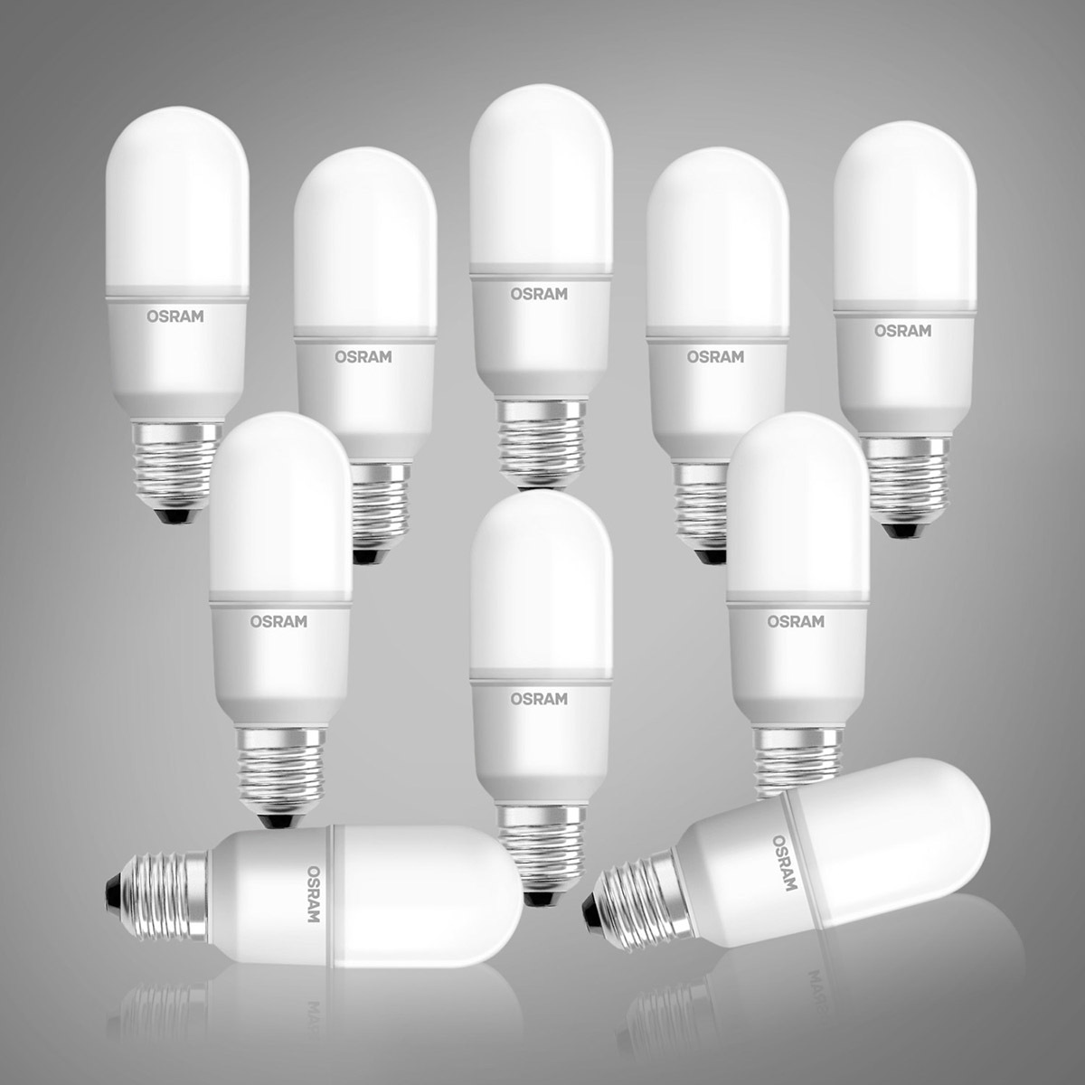 오스람 LED 스틱형 램프 12W 10개, 백색