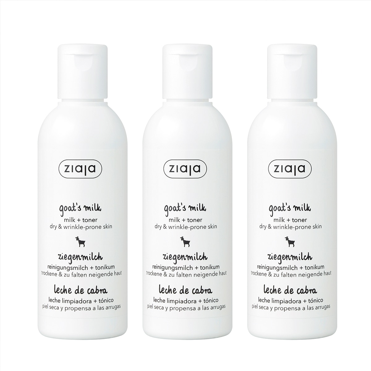 지아자 산양유 밀크 토너 200ml x 3