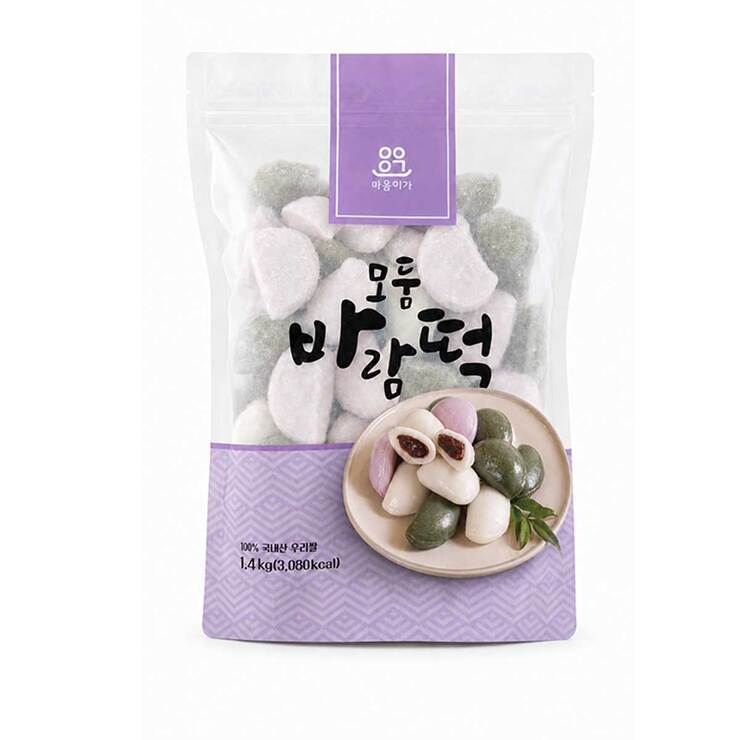 마음이가 모둠 바람떡 1.4KG x 2 마음이가 모둠 바람떡 1.4KG x 2