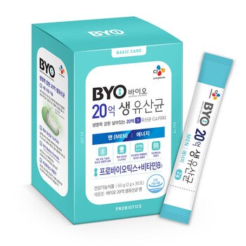CJ BYO 20억 생유산균 맨 2,000mg x 30포 x 3 CJ BYO 20억 생유산균 맨 2,000mg x 30포 x 3