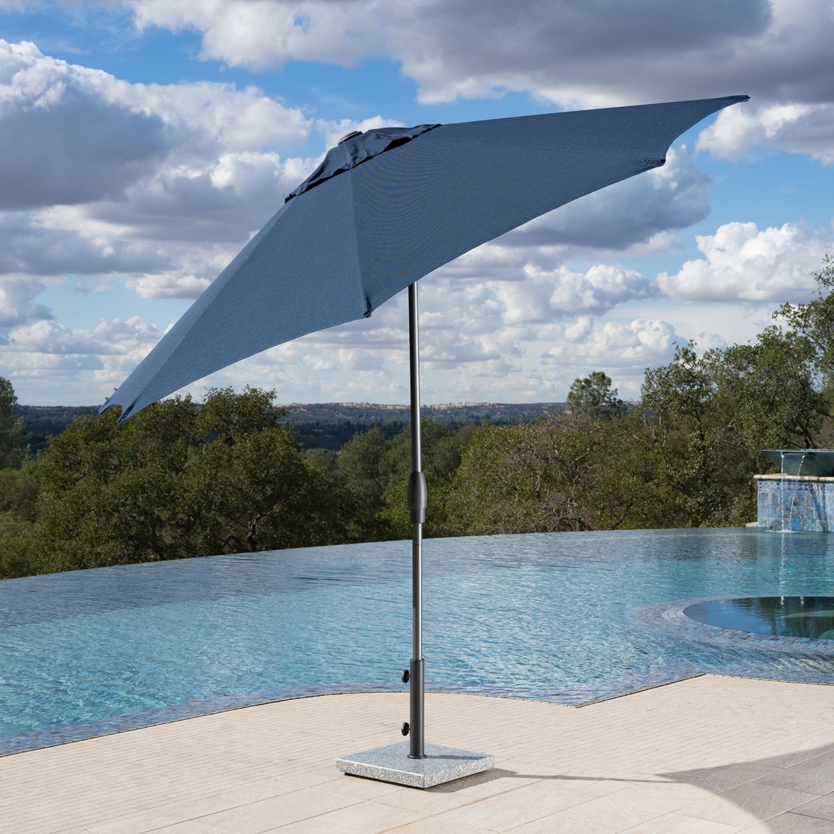 선빌라 정원용 우산, 지름 2.9m, 블루