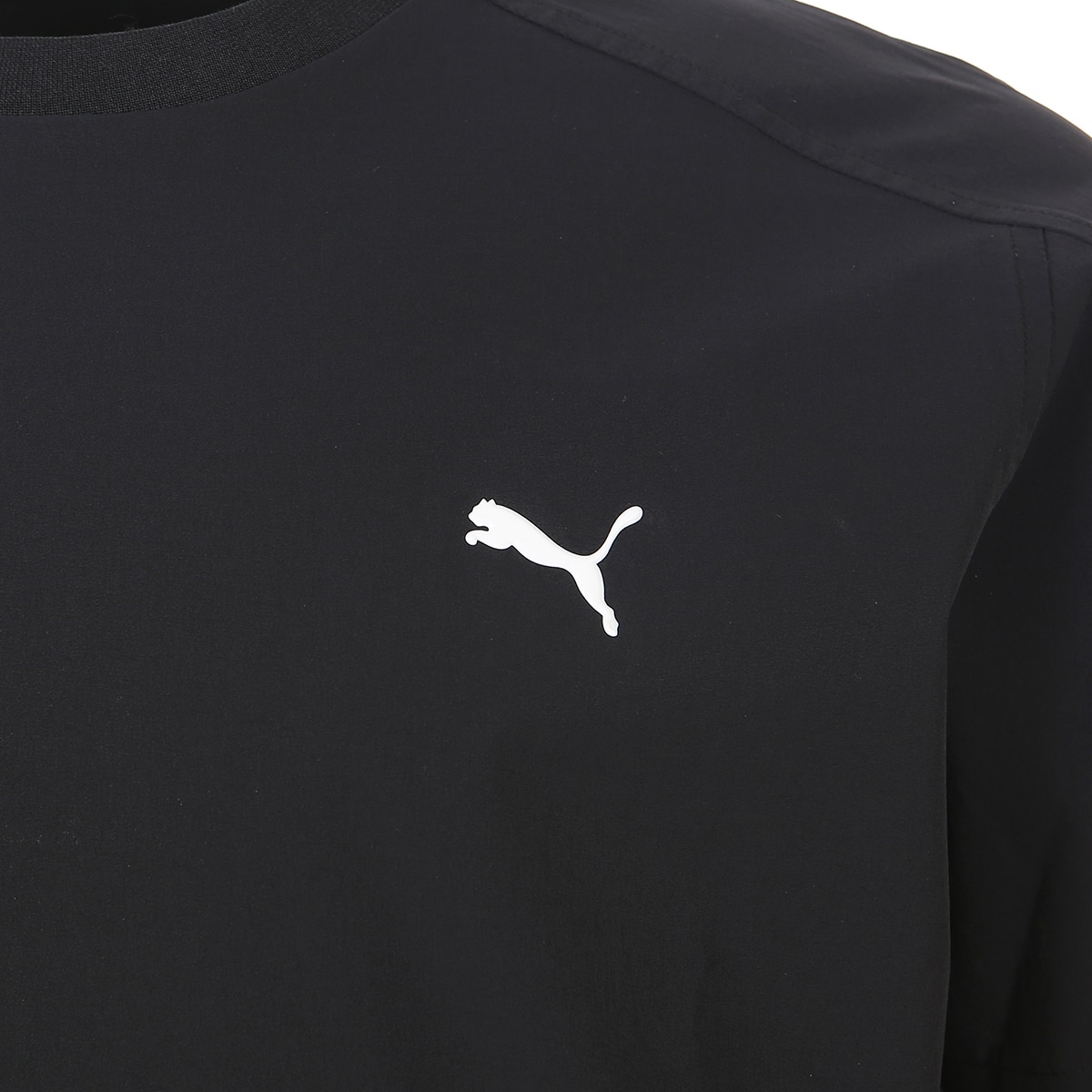 푸마 여성 우븐 티셔츠 - 블랙