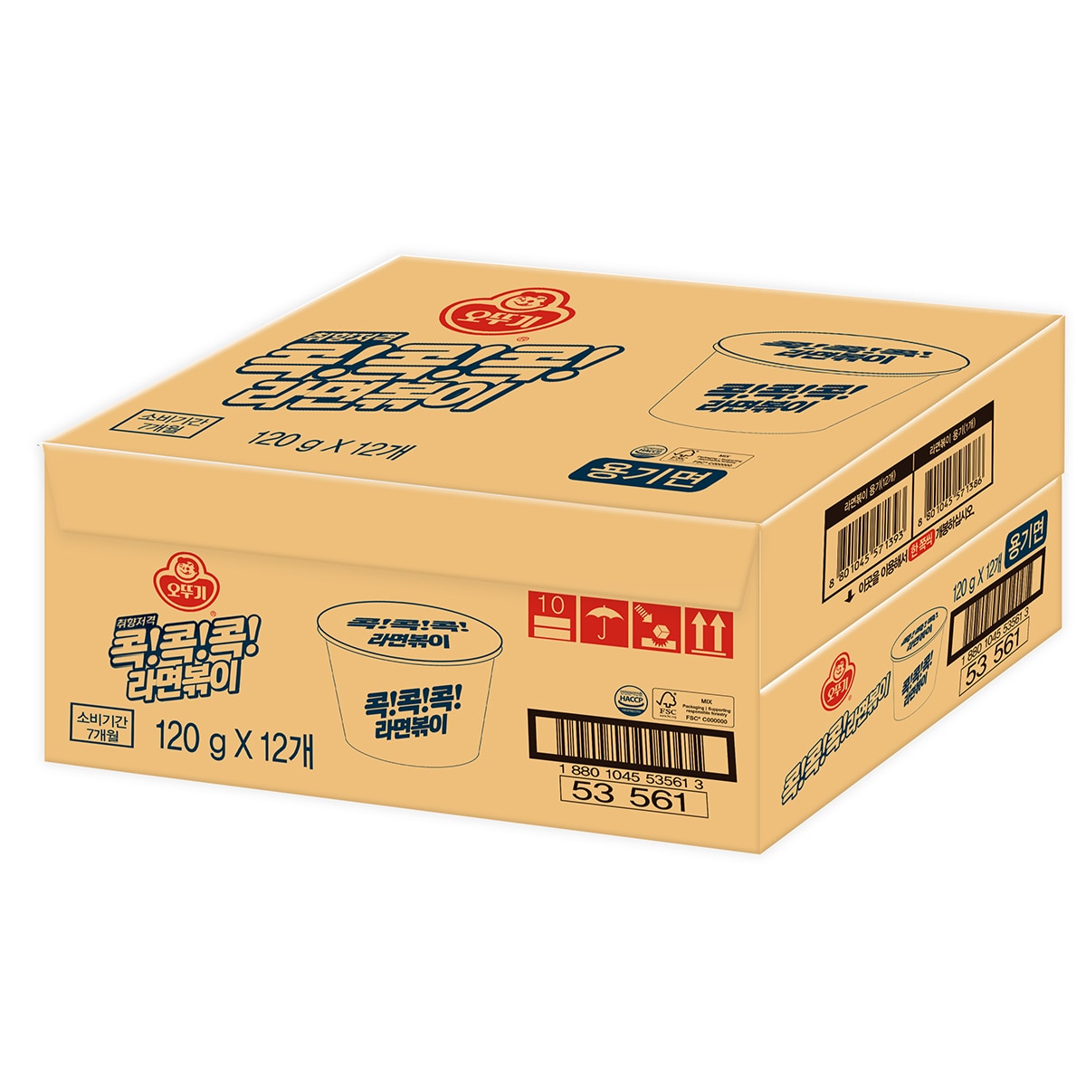 오뚜기 콕콕콕 라면볶이 용기 120g x 12