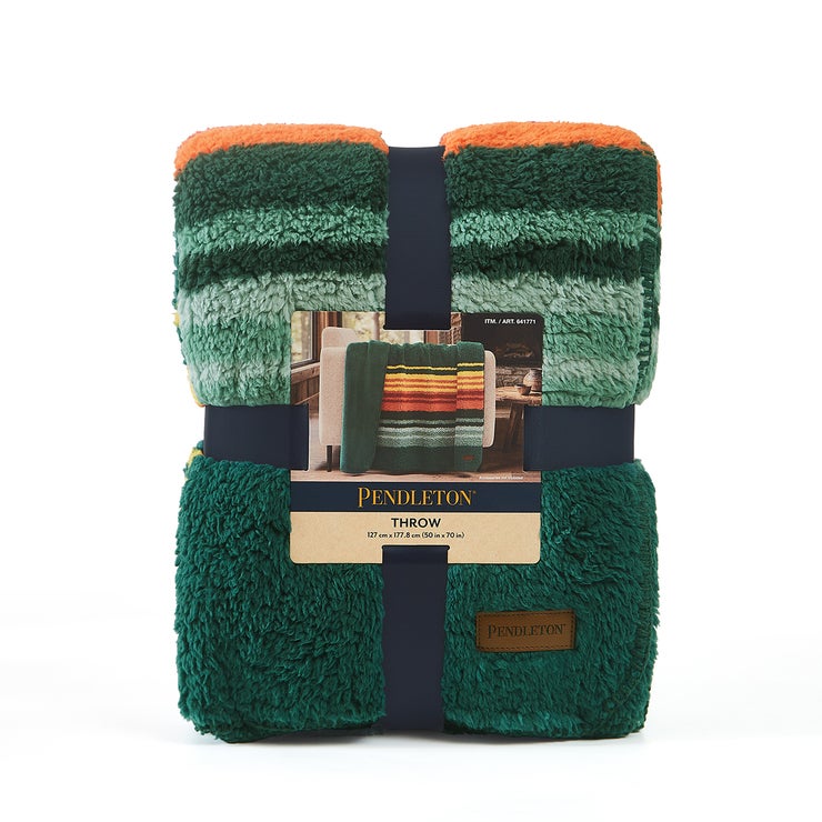 Pendleton 셔파 담요 127x177cm - 헤이즐크릭(그린)