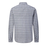 카운테스마라 남성 긴소매 린넨 셔츠 - 브라운, S