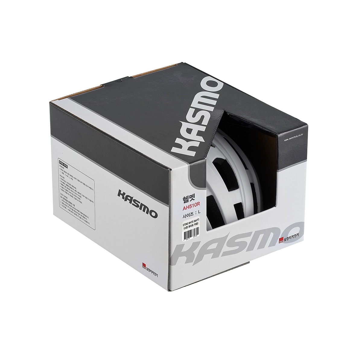 카스모 자전거 성인 헬멧 - 화이트