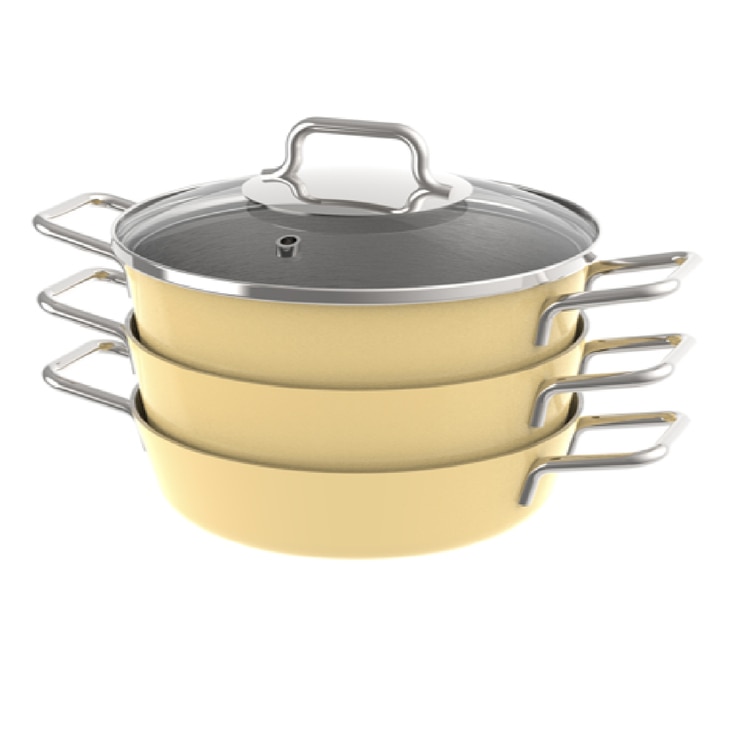 에델코첸 통 3중 스택이지 냄비 세트 4P (18cm)