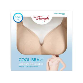 트라이엄프 노와이어 인견 쿨브라 2매