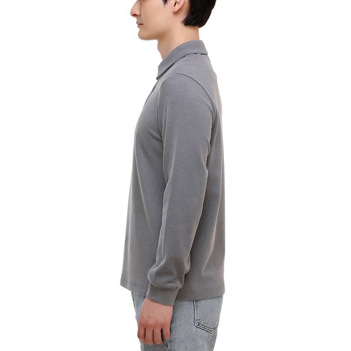 페리엘리스 남성 긴소매 폴로 - 다크그레이 페리엘리스 남성 긴소매 폴로 - 다크그레이