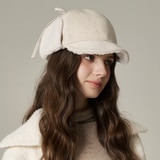화이트샌즈 울 헤어 이어머프 캡 오비크
