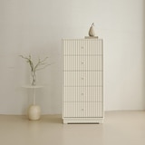 The One White Tember 5 Drawer Chest (600)