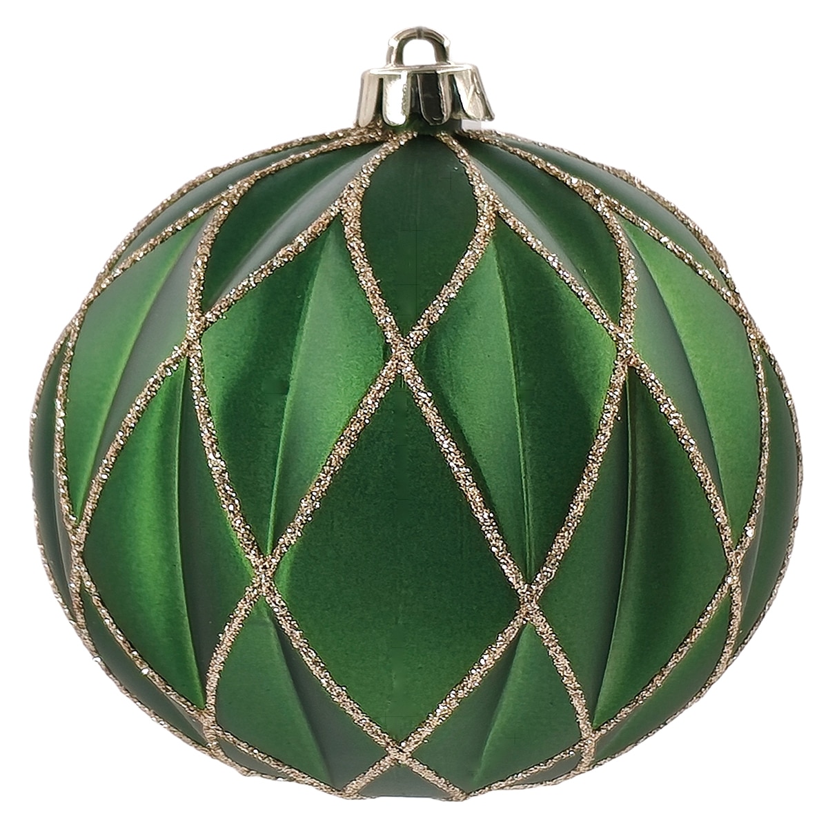 크리스마스 100mm 오너먼트 장식 18개 세트 - 레드/그린