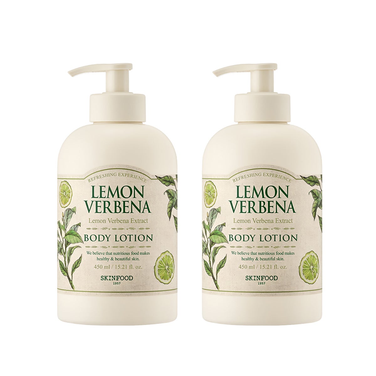 스킨푸드 레몬 버베나 바디 로션 450ml x 2 스킨푸드 레몬 버베나 바디 로션 450ml x 2