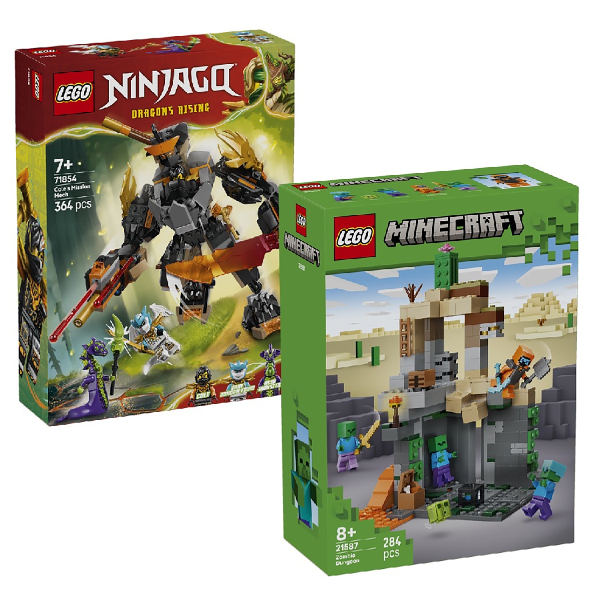 레고 콜의 미션로봇과 드래곤쟌 또는 좀비 던전