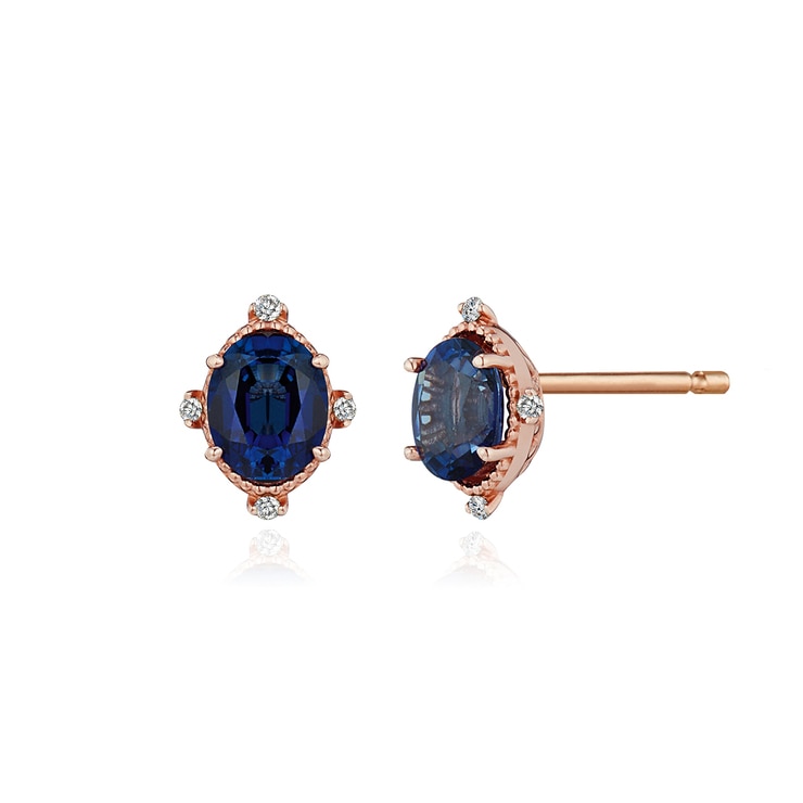 0.0496CTW Sapphire Earrings Antoine 685936