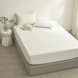 루마인 홈 순면 방수 매트리스 커버 - 퀸, 아이보리