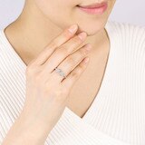 총  0.74캐럿 다이아몬드 반지 루시드