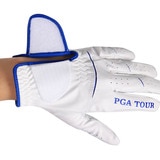PGA TOUR 소프트핏 반양피 남성용 골프장갑  3개