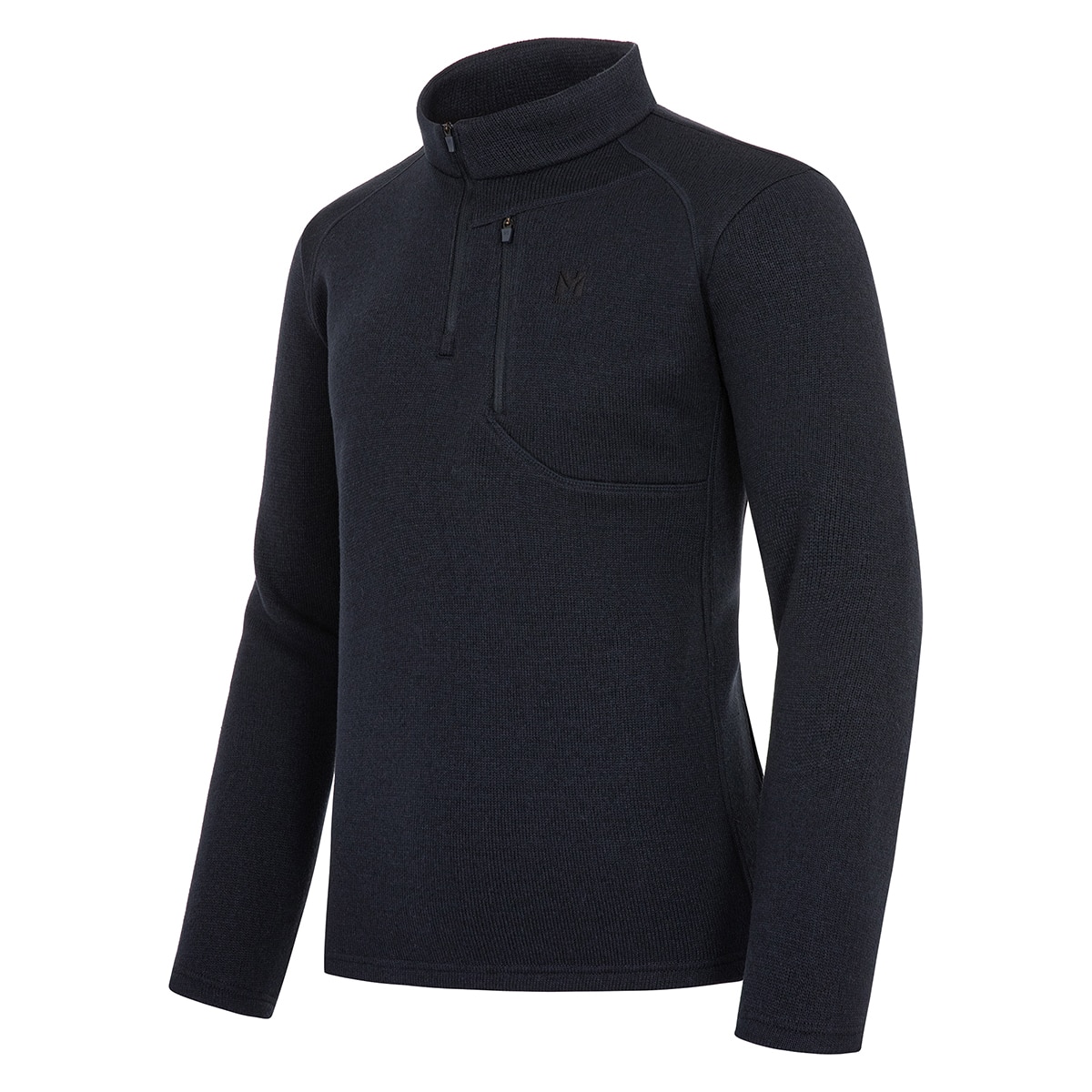 밀레 남성 1/4 집업 스웨터 - 네이비