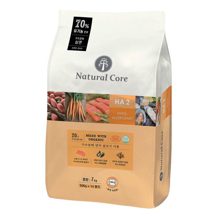 Natural Core 70% Organic Dog Food 7kg x 2 (HA2) 645357