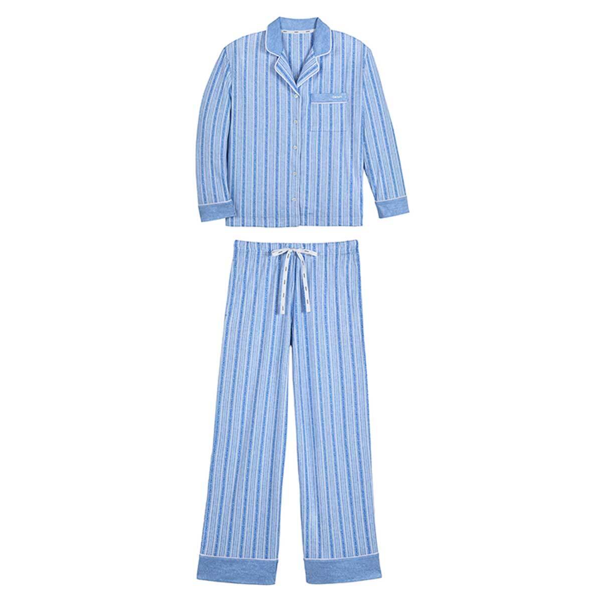 DKNY 여성 소프트 코지 파자마 세트 - 블루