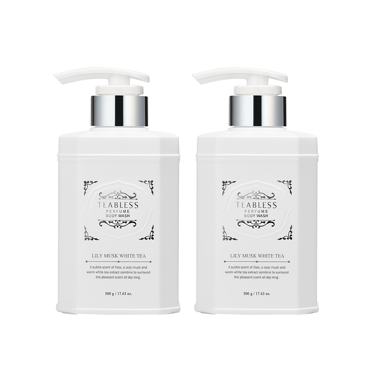 티블레스 퍼퓸 바디워시 500g x 2 - 릴리 머스크 화이트티