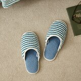 April At Home 플란넬 극세사 담요 슬리퍼 선물세트 - 레테(그린스트라이프) April At Home 플란넬 극세사 담요 슬리퍼 선물세트 - 레테(그린스트라이프)