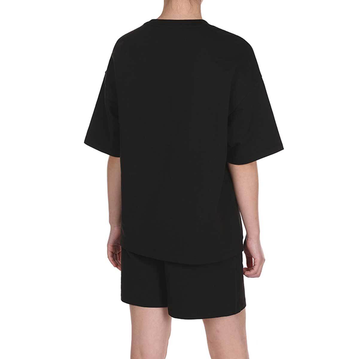 게스 여성 코튼 라운지 상하의 세트 - 블랙