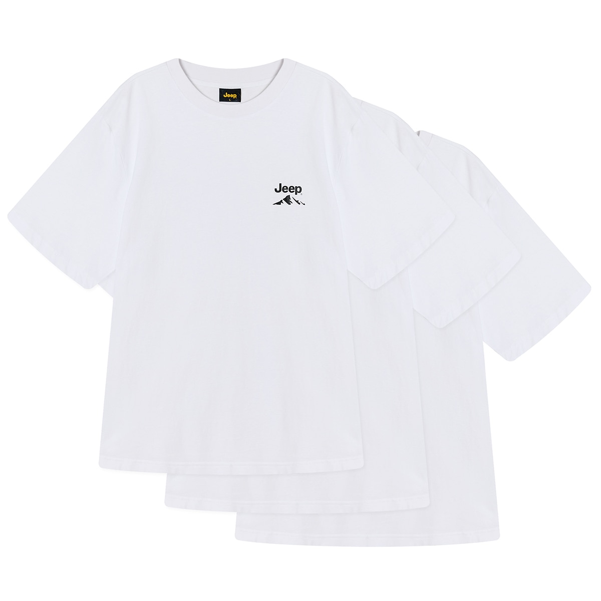 지프 크루 티셔츠 3매 지프 크루 티셔츠 3매