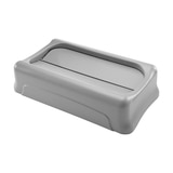 러버메이드 슬림 짐 스윙 뚜껑 - 그레이