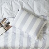 April At Home 60수 고밀도면 차렵이불 베개세트-퀸, 그레이