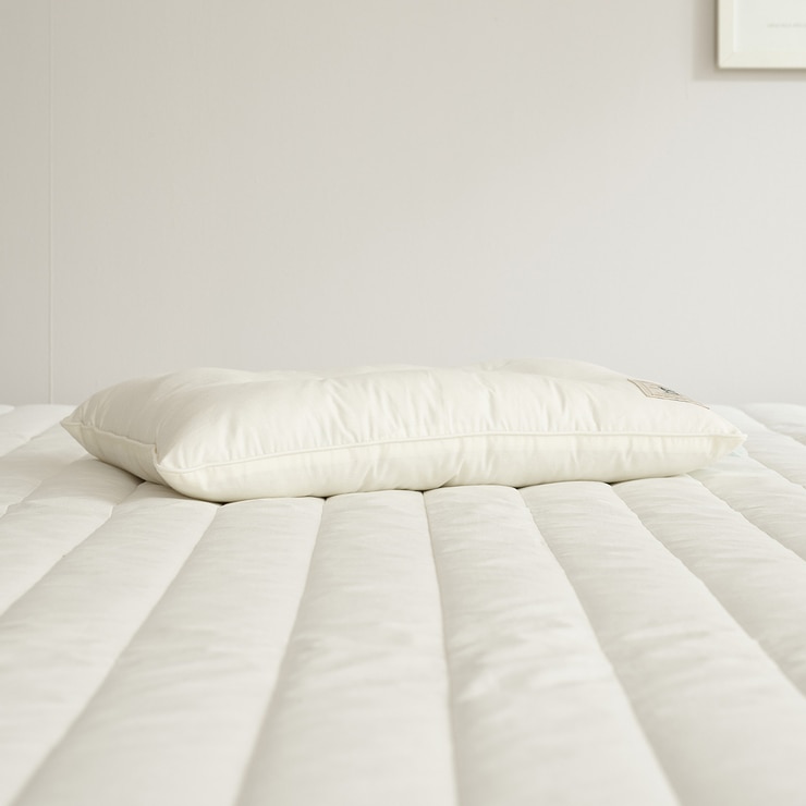 루마인 홈 양모 경추 베개 30x45cm - 아이보리