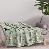 Peanuts 벨벳 담요 152 x 177cm - 세이지